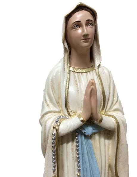 616/G - Our Lady of Lourdes Granited 64cm in Resin