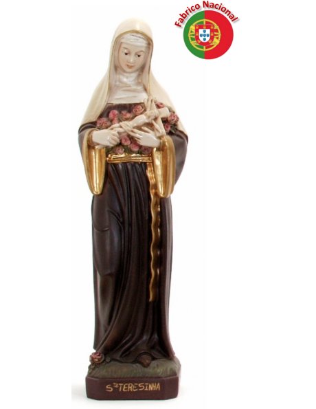 636 -  Saint Theresa 41x11cm in resine