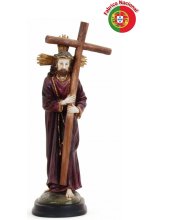 428 - Jesus Christ avec la Croix 37x16cm en Résine
