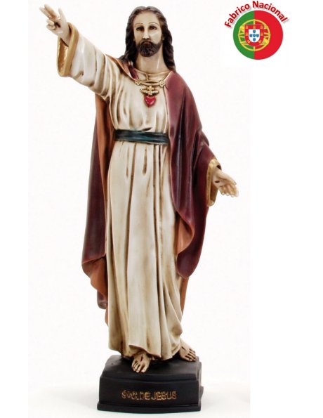 215 - S. Coeur de Jesus 55x25cm en Résine