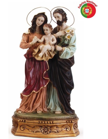 426 -  Holy Family 47x26cm in resine