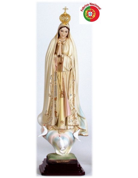 268 -  Our Lady of Fátima 43x13cm in resine