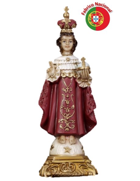789 - Infant Jesus of Prague 26,5x8cm in Resine
