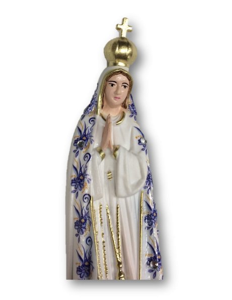 1012/F - Our Lady of Fátima w/Flowered Design 17cm