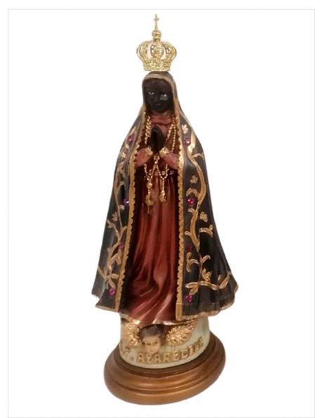 1014 -  Our Lady of Aparecida 32x14cm in resine