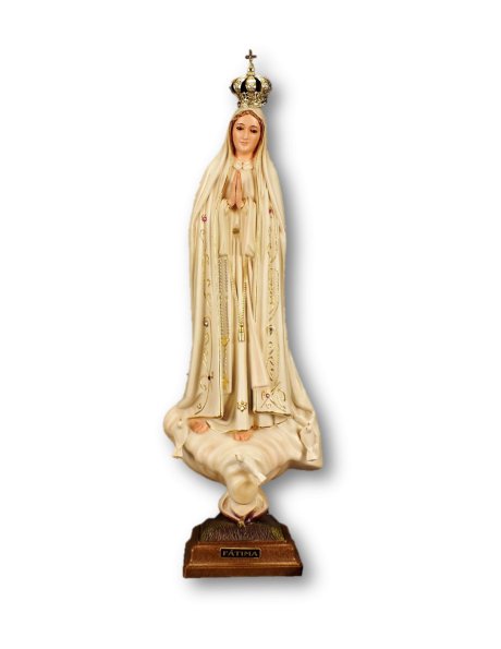 Our Lady of Fátima 44cm with Crystal Eyes